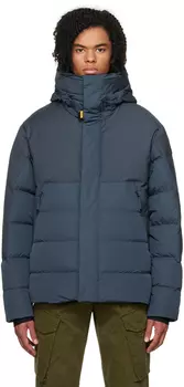 Синий пуховик Parajumpers Koto