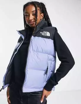 Синий пуховый жилет The North Face 1996 Retro Nuptse