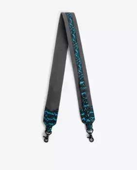 Синий регулируемый плечевой ремень Zadig & Voltaire, синий