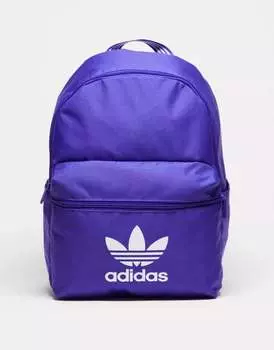 Синий рюкзак с трилистником adidas Originals