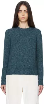 Синий с круглым вырезом среднего веса Jil Sander