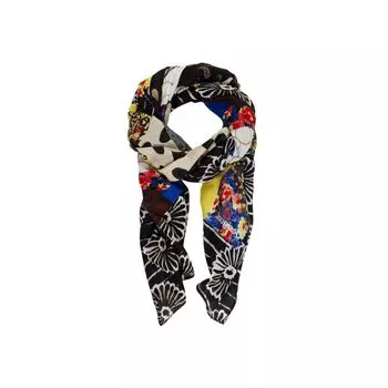 Синий шарф из полиэстера Desigual