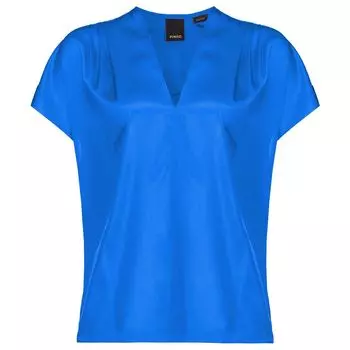 Синий шелковый свитер Pinko