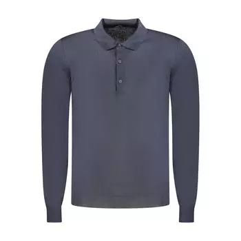 Синий шерстяной свитер K-Way