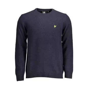 Синий шерстяной свитер Lyle & Scott