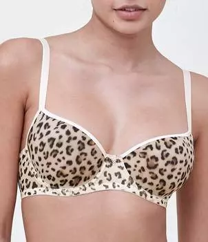 Синий Skarlett Spellbound трансформируемый бюстгальтер на косточках с леопардовым принтом, стандартный перекрещивающийся элемент Skarlett Blue, животный принт