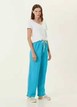 Синий спортивный костюм с логотипом American Vintage