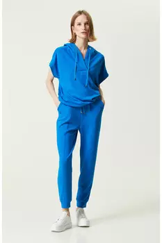 Синий спортивный костюм Saks Rubber Leg Network, темно-синий