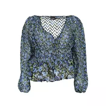 Синий свитер из полиэстера Desigual