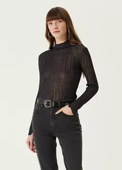 Синий свитер с блестками AllSaints