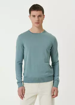 Синий свитер Zegna