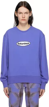 Синий свитшот Bowery Saturdays NYC