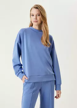 Синий свитшот из модала Beymen