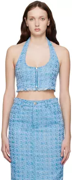 Синий топ Becca Staud