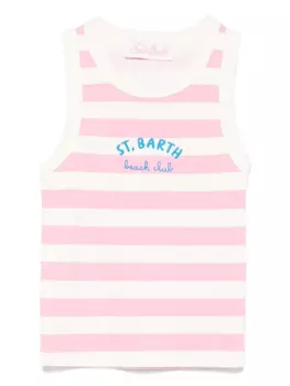 Синий топ MC2 Saint Barth Kids, розовый