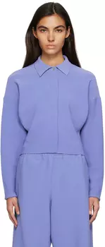 Синий укороченный кардиган Birrot