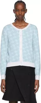 Синий вискозный кардиган Rokh