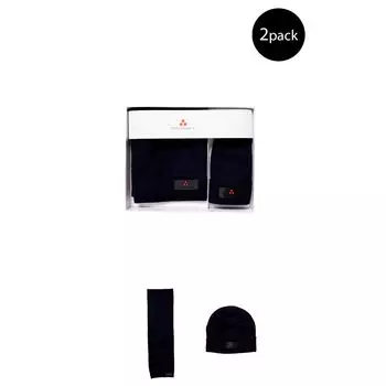 Синий вискозный шарф Peuterey