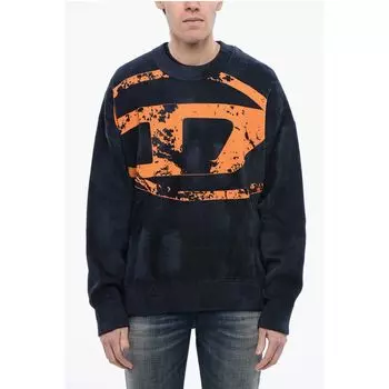 Синий вискозный свитер Diesel, Blue