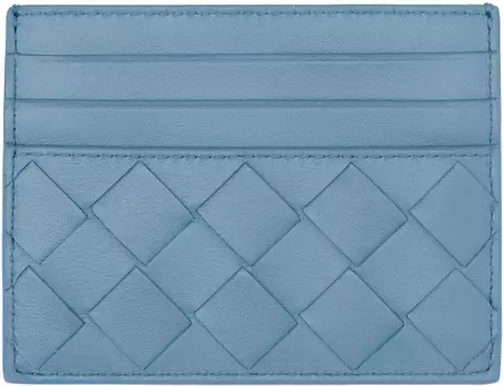 Синий визитница Intreccio Bottega Veneta