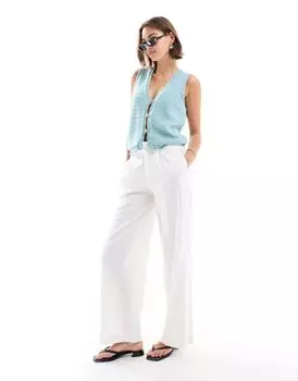 Синий вязаный жилет ASOS DESIGN