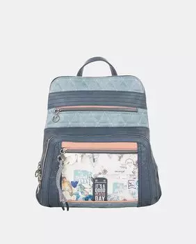 Синий женский рюкзак на молнии Ventis, синий