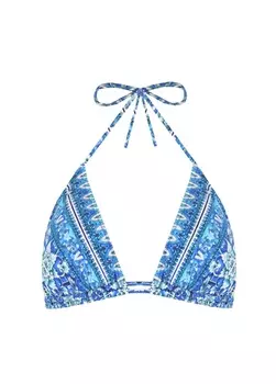 Синий женский топ бикини Zeki