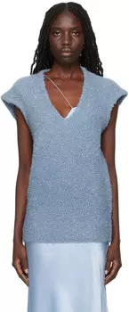 Синий жилет Бальбоа The Garment