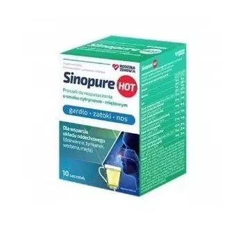 Sinopure Hot 10 пакетиков - травяная добавка Rodzina Zdrowia