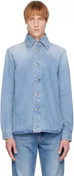 Синяя деревянная рубашка Sfr