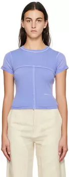 Синяя детская футболка Eckhaus Latta