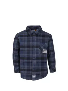 Синяя детская рубашка Timberland