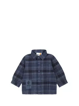 Синяя детская рубашка Timberland