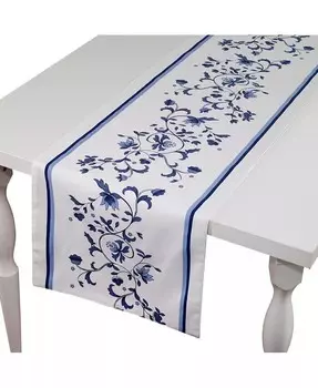 Синяя дорожка для стола Portofino 72 дюйма Portmeirion, мультиколор