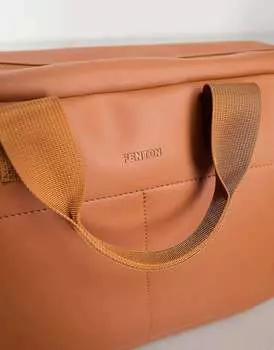 Синяя дорожная сумка Fenton с ремнем через плечо