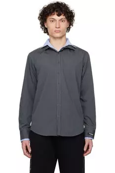 Синяя двухслойная рубашка Prototypes