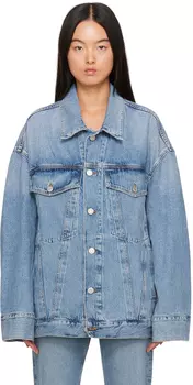 Синяя джинсовая куртка AGOLDE Wayne