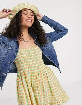 Синяя джинсовая куртка Noisy May