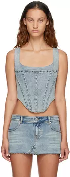 Синяя джинсовая майка Campbell Miaou