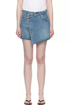 Синяя джинсовая мини-юбка Belinda rag & bone