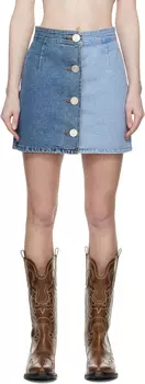Синяя джинсовая мини-юбка Emma KIMHKIM