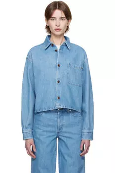 Синяя джинсовая рубашка Samantha A.P.C.