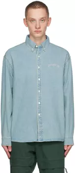 Синяя джинсовая рубашка thisisneverthat