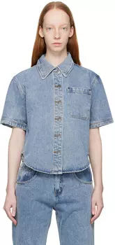 Синяя джинсовая рубашка WYNN HAMLYN