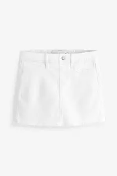 Синяя джинсовая юбка Abercrombie & Fitch, синий