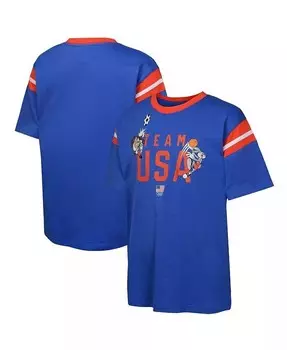 Синяя футболка Big Boys and Girls Team USA Looney Tunes Sports Team Outerstuff, синий