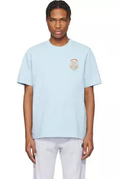 Синяя футболка Casa Way Skate Casablanca