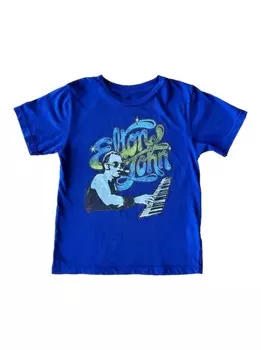 Синяя футболка Elton John ROWDY SPROUT, синий