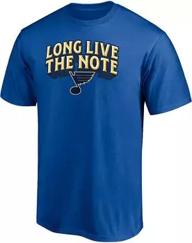 Синяя футболка NHL St. Louis Blues Block Party Hometown
