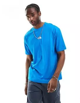 Синяя футболка оверсайз-тяжеловеса The North Face эксклюзивно на ASOS